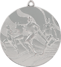 Laufen Stahlmedaille Silber
