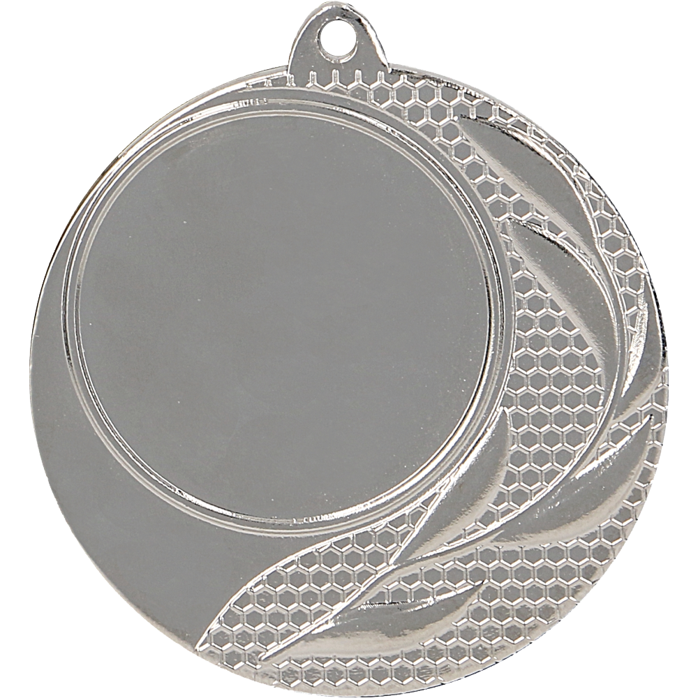 Universal mit Emblemfach 25 mm Stahlmedaille Silber