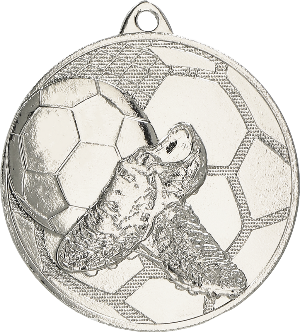 Fußball Stahlmedaille Silber