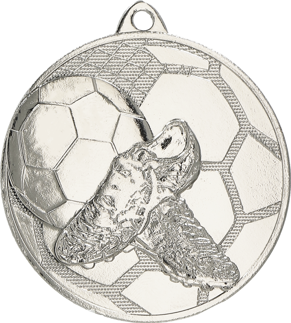 Fußball Stahlmedaille Silber