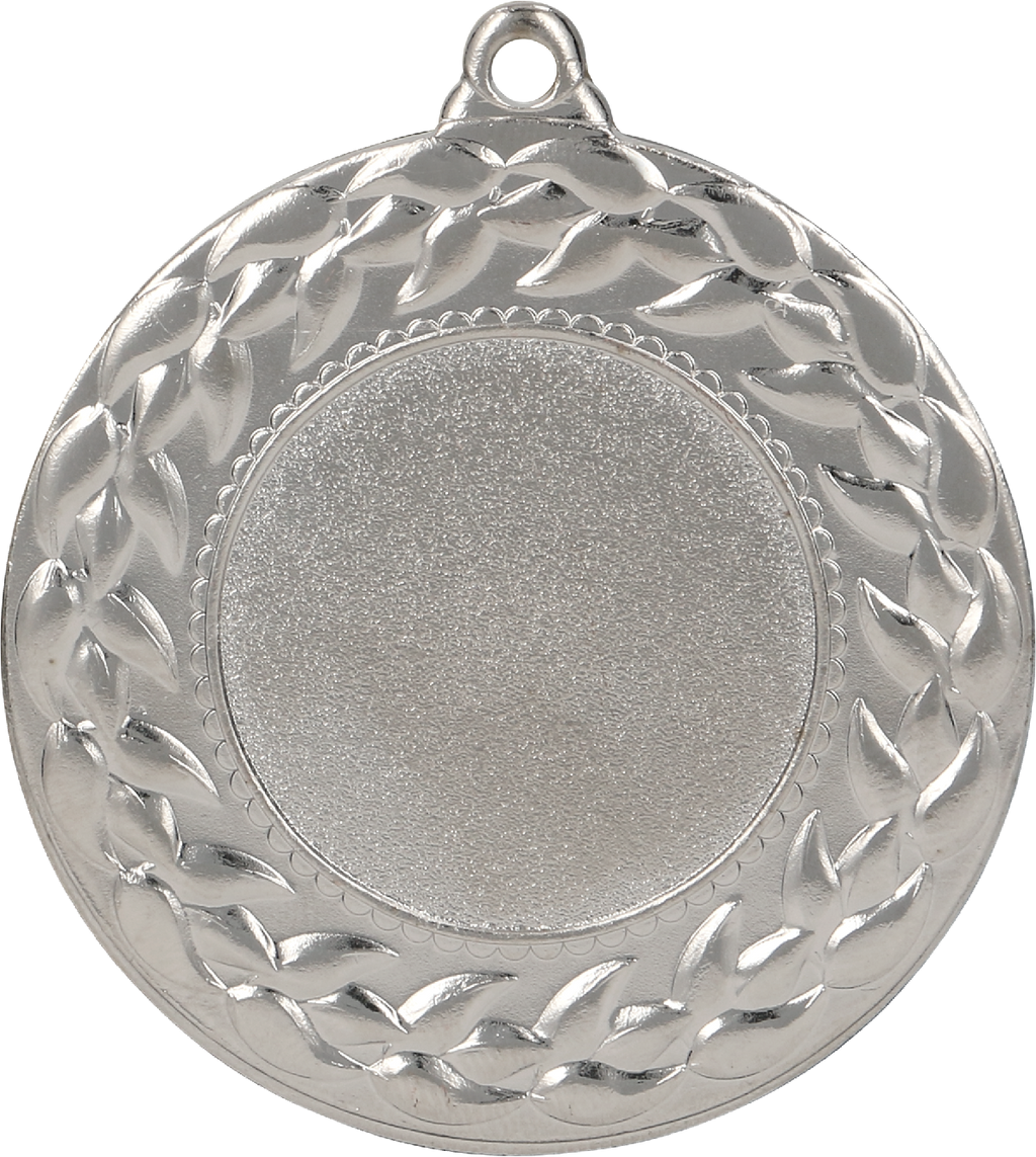 mit Emblemfach 25 mm Stahlmedaille Silber