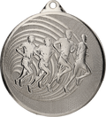 Laufen Stahlmedaille Silber