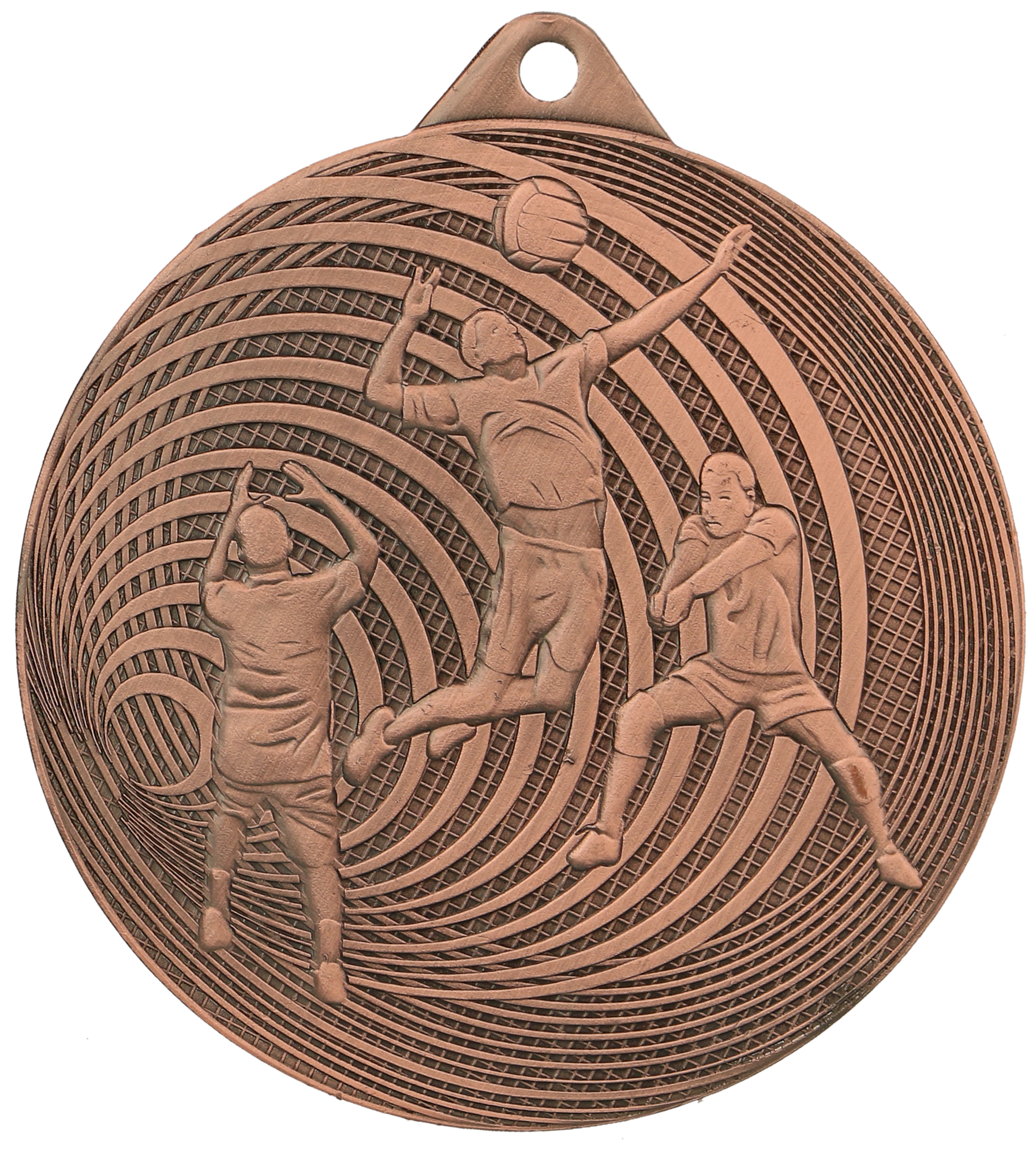 Medaille Stahl Volleyball Bronze