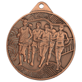 Medaille Stahl Laufen Bronze