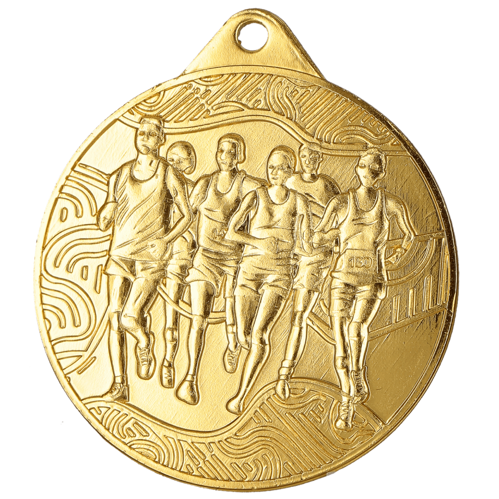 Medaille Stahl Laufen