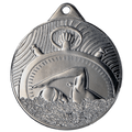 Medaille Stahl Schwimmen Silber