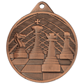 Medaille Stahl Schach Bronze
