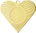 Medaille Gold Herz mit Emblemfach