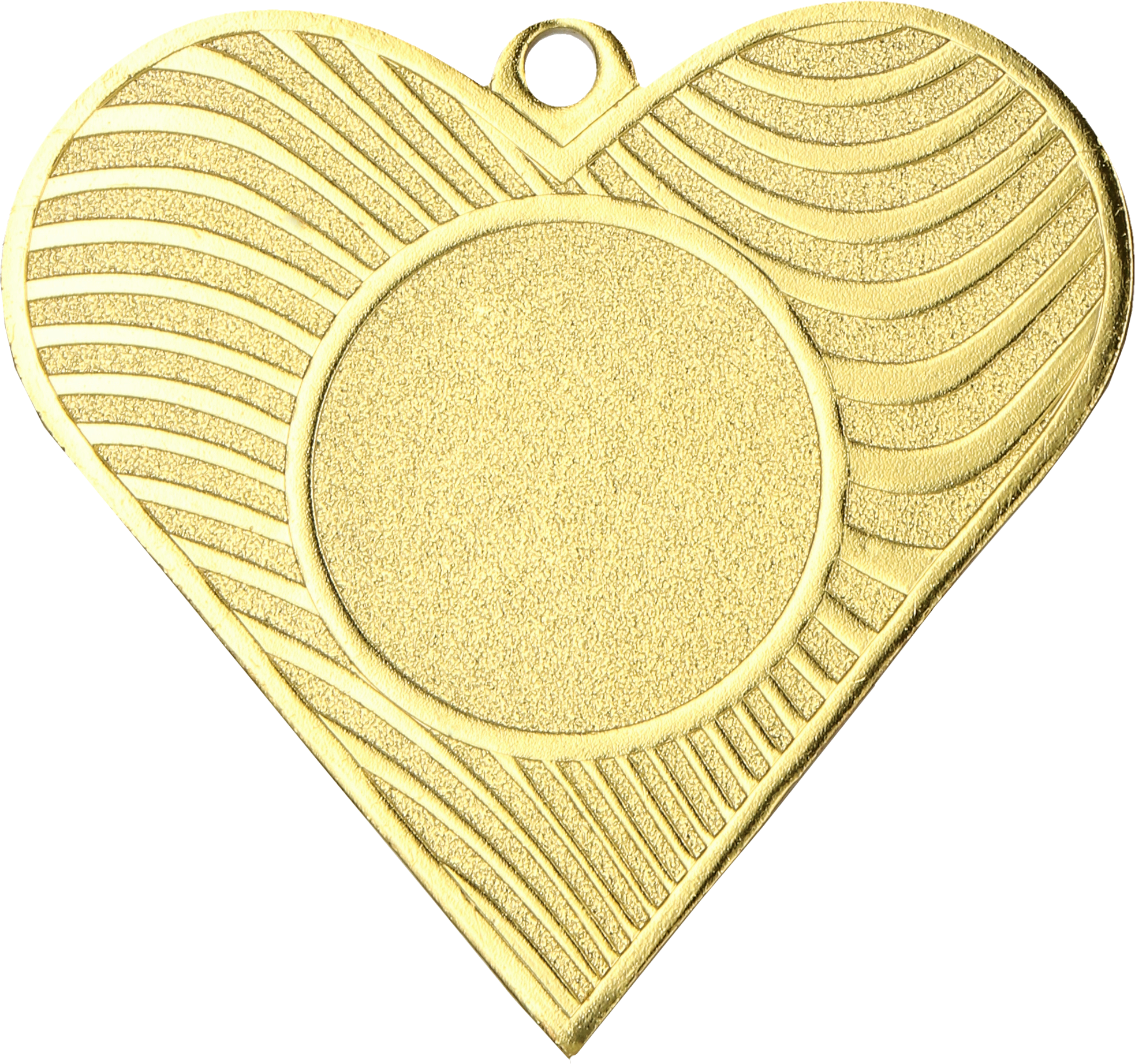 Medaille Gold Herz mit Emblemfach