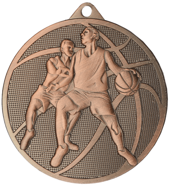 Basketball Stahlmedaille Bronze