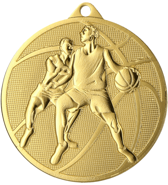 Basketball Stahlmedaille