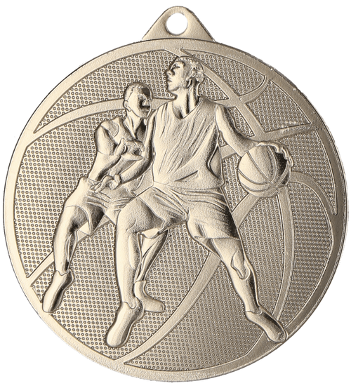 Basketball Stahlmedaille Silber