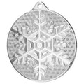 Medaille Schneeflocke Silber