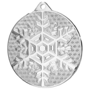 Medaille Schneeflocke Silber