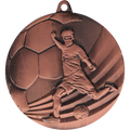 Fußball Stahlmedaille Bronze