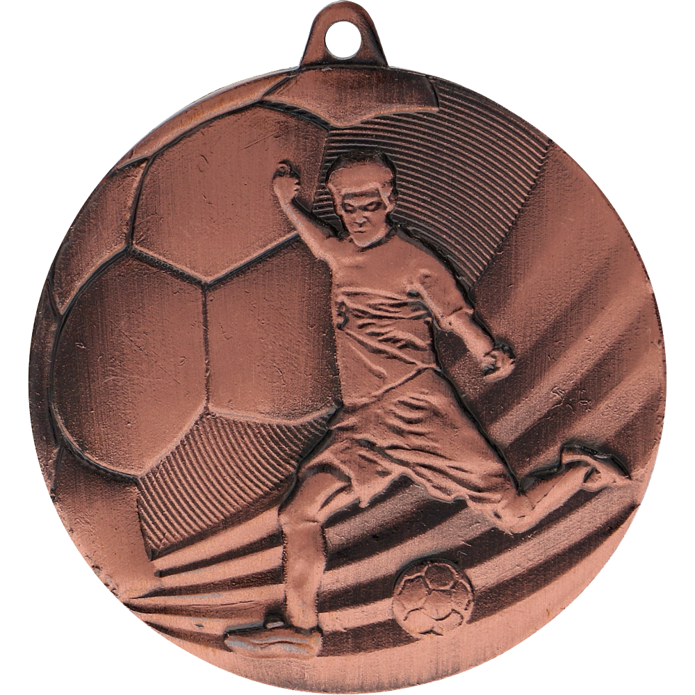 Fußball Stahlmedaille Bronze