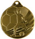 Fußball Stahlmedaille