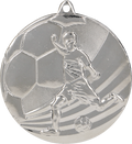 Fußball Stahlmedaille Silber