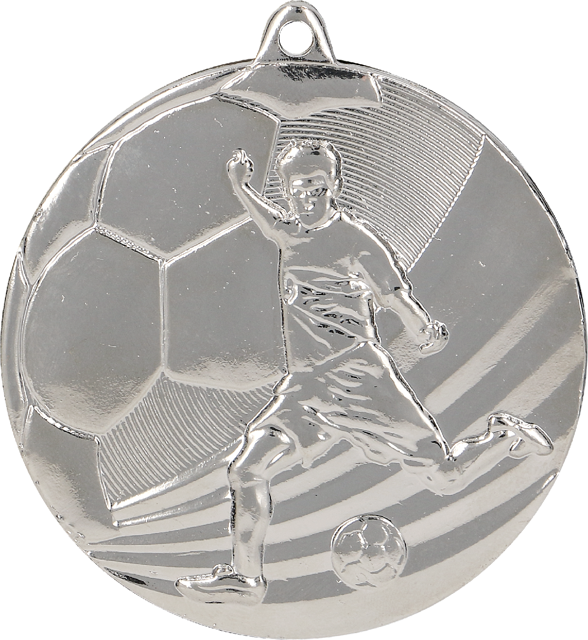 Fußball Stahlmedaille Silber