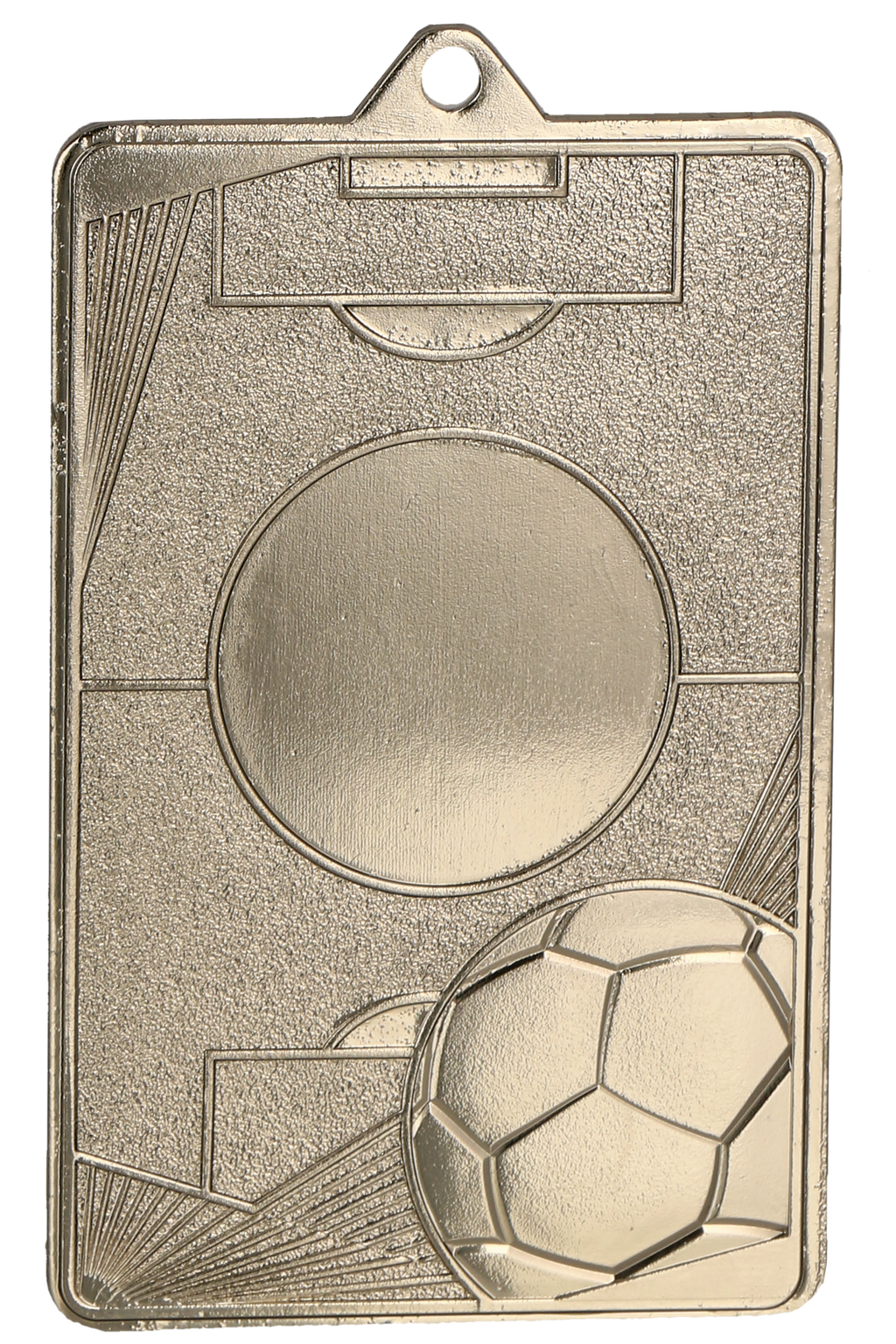Fußball Fußball Stahlmedaille Silber