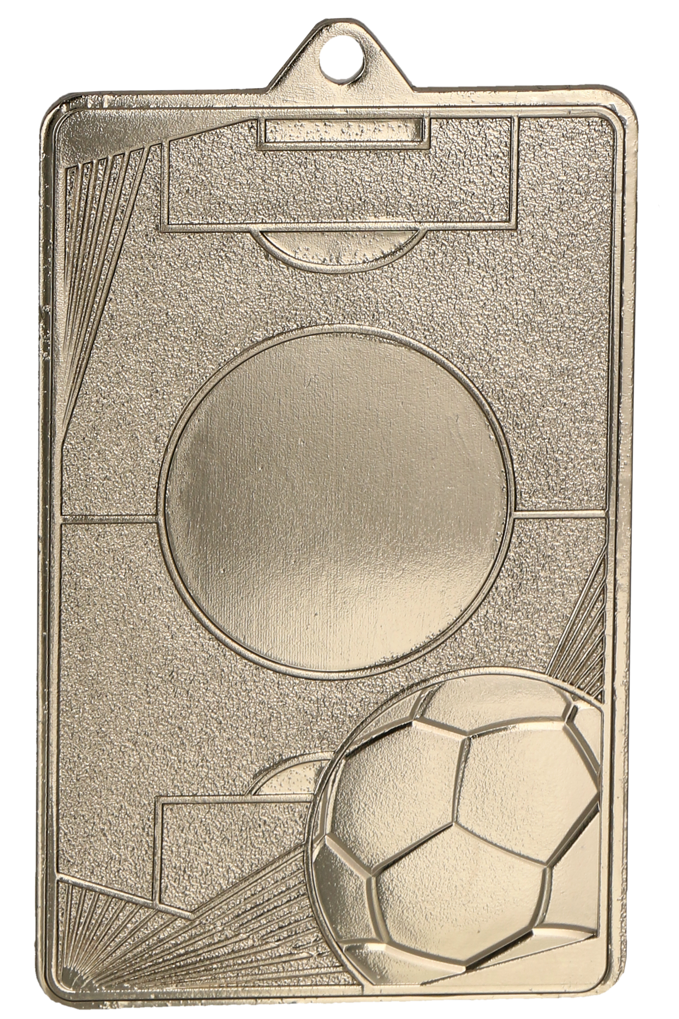 Fußball Fußball Stahlmedaille Silber