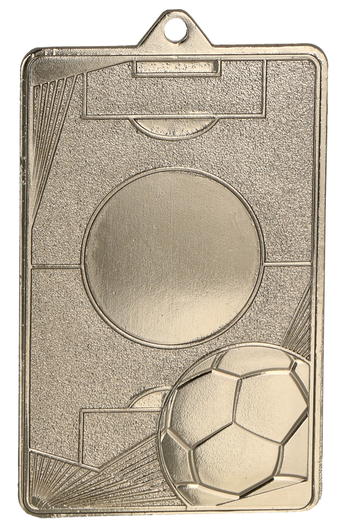 Fußball Fußball Stahlmedaille Silber