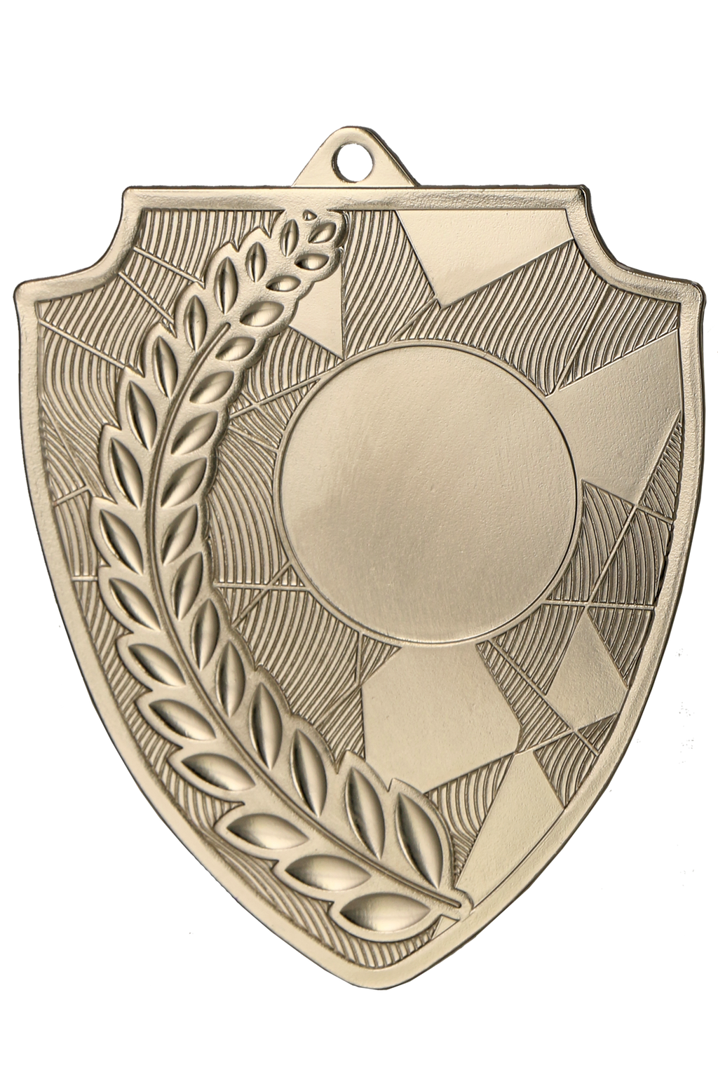 tarcza mit Emblemfach 25 mm Stahlmedaille Silber