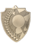 tarcza mit Emblemfach 25 mm Stahlmedaille Silber