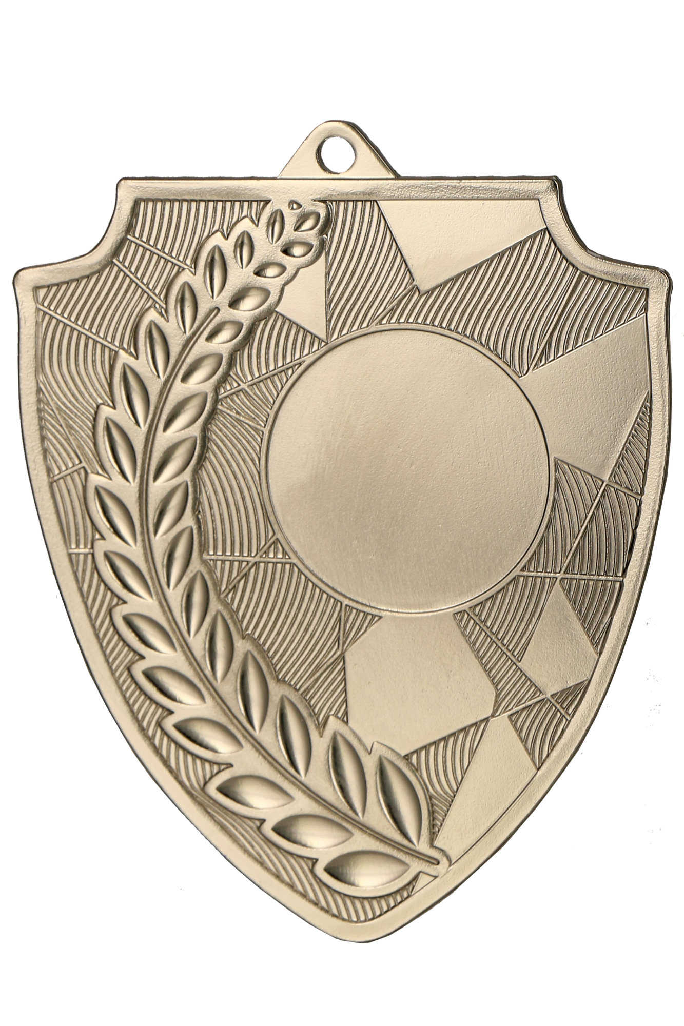 tarcza mit Emblemfach 25 mm Stahlmedaille Silber