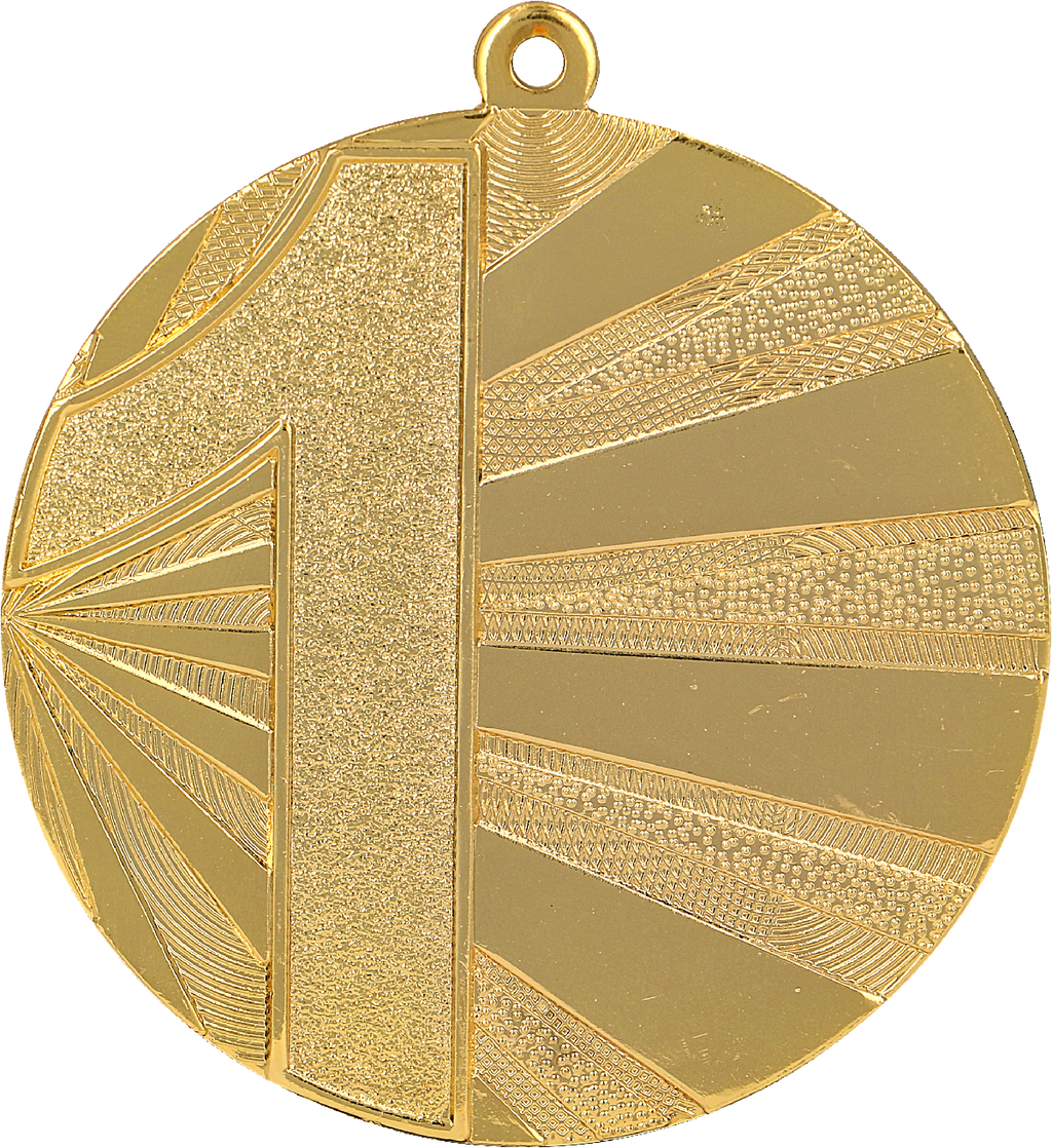Stahlmedaille Gold Platz 1