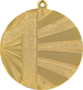 Stahlmedaille Gold Platz 1