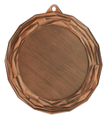 Medaille Universal mit Emblemfach 50 mm Stahl Bronze