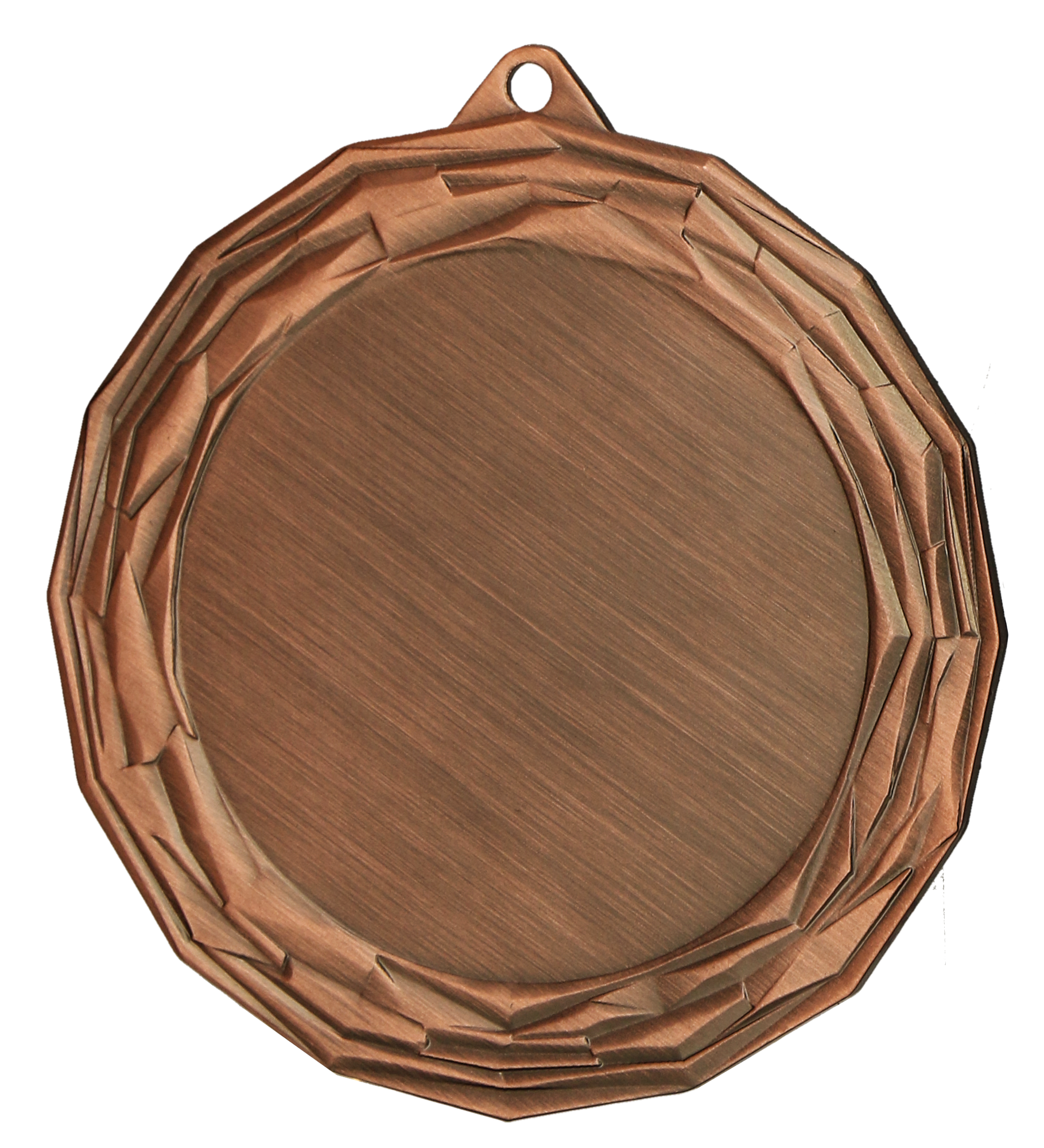 Medaille Universal mit Emblemfach 50 mm Stahl Bronze