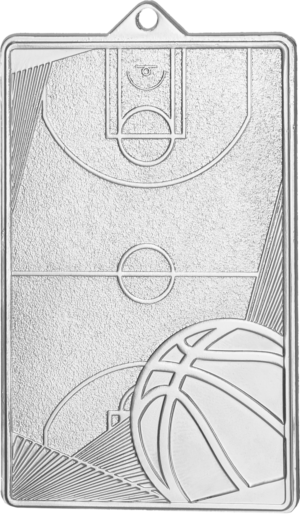 Basketball Stahlmedaille Silber