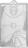 Basketball Stahlmedaille Silber