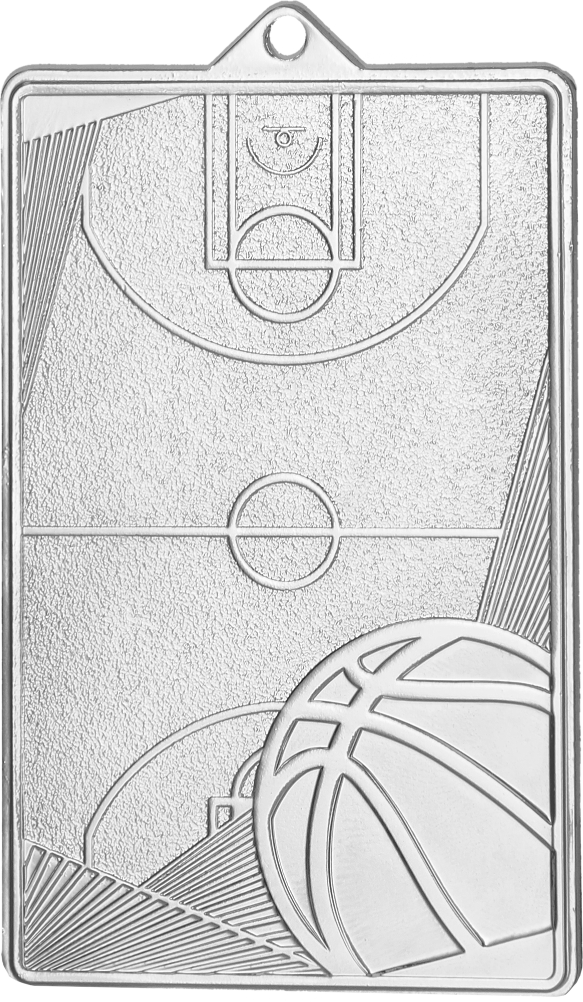 Basketball Stahlmedaille Silber