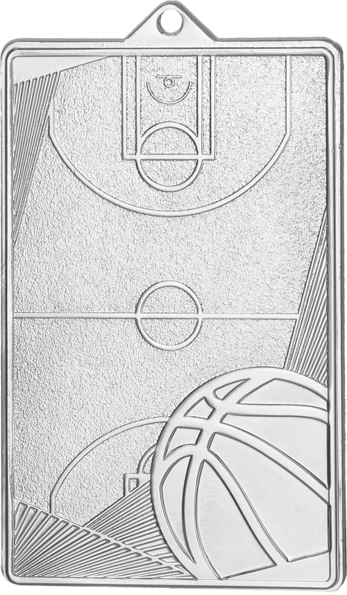 Basketball Stahlmedaille Silber