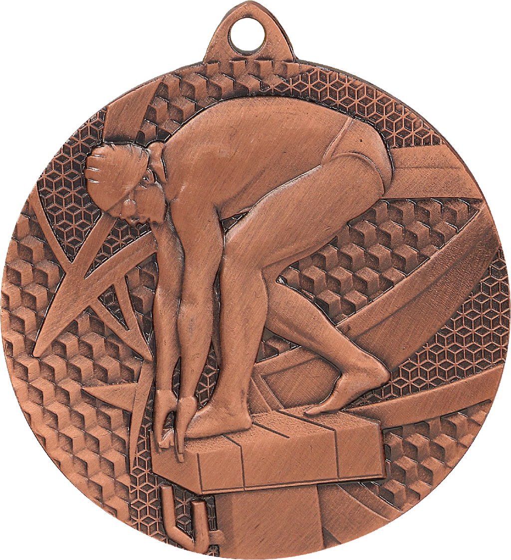 Schwimmen Stahlmedaille Bronze