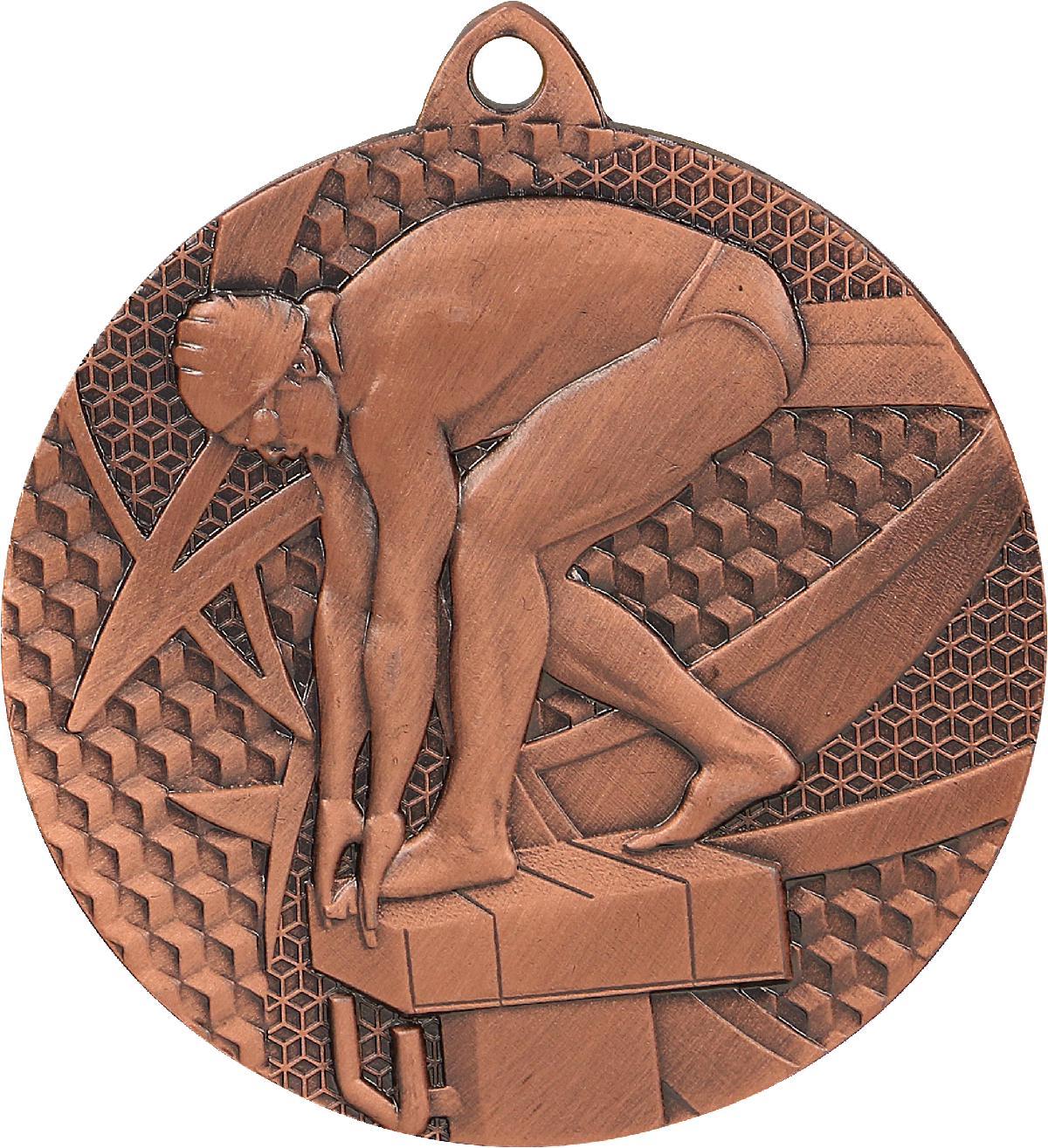 Schwimmen Stahlmedaille Bronze