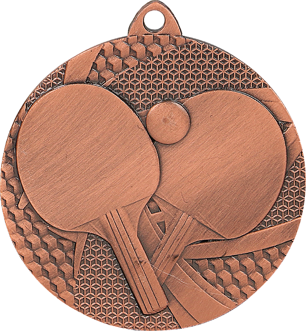 Tischtennis Stahlmedaille Bronze