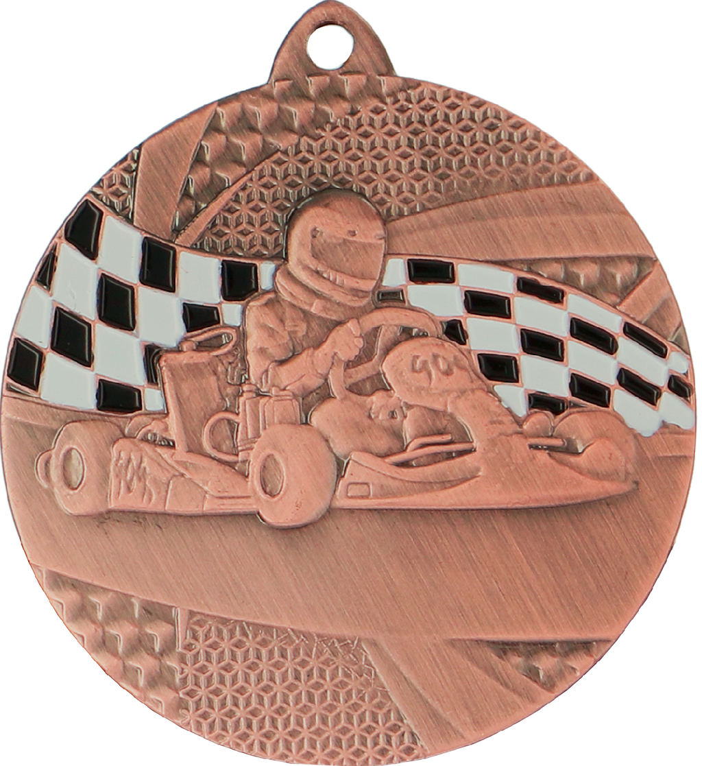 gokart Stahlmedaille Bronze