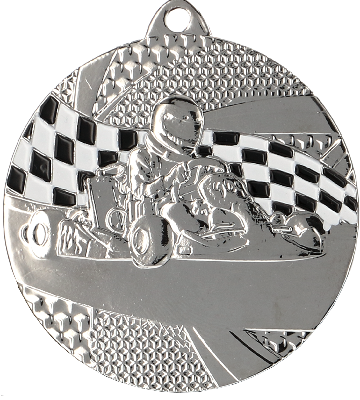 gokart Stahlmedaille Silber