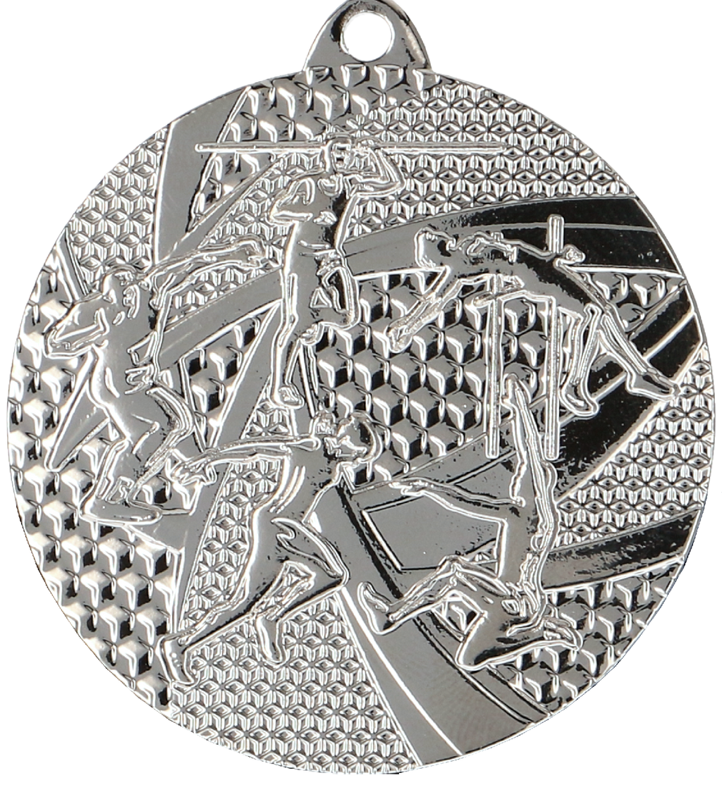 Leichtathletik Stahlmedaille Silber