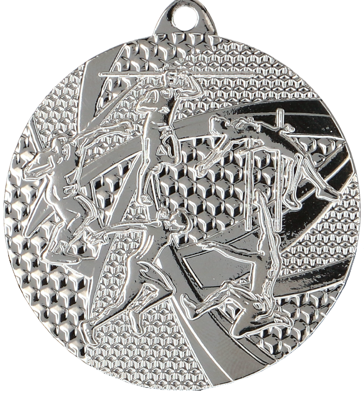Leichtathletik Stahlmedaille Silber
