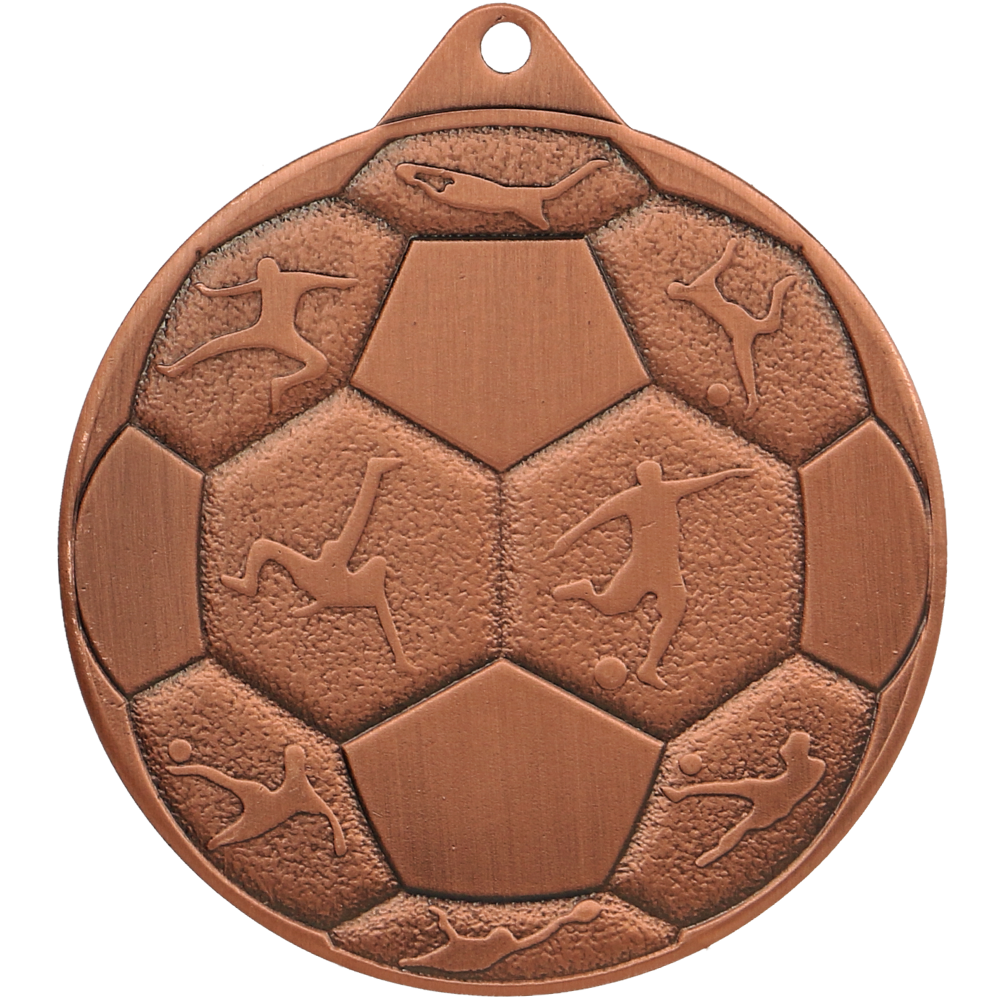 Fußball Stahlmedaille Bronze