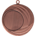 Medaille Universal mit Emblemfach 25 mm Stahl Bronze