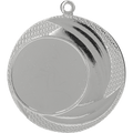 Medaille Universal mit Emblemfach 25 mm Stahl Silber
