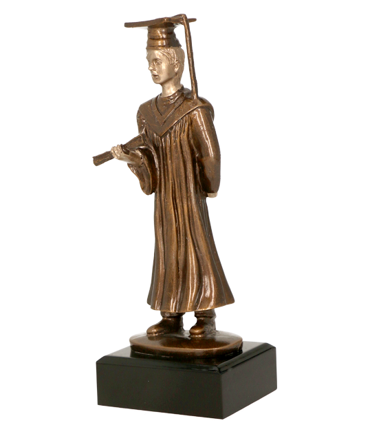 Statuette absolwent