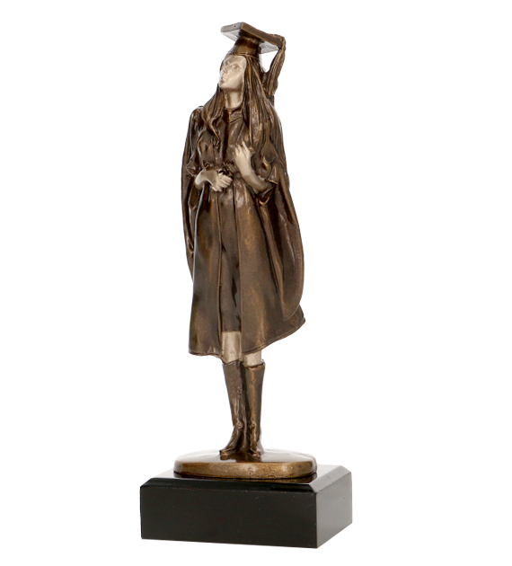 Statuette absolwentka Lernen