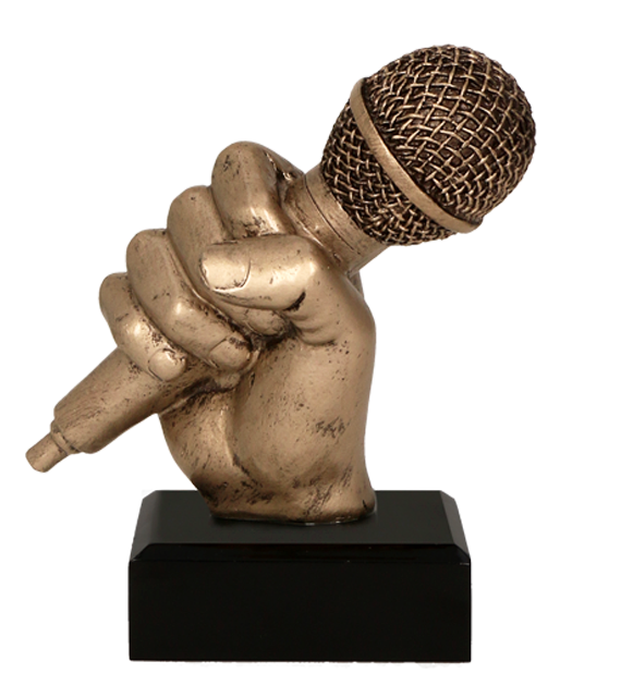 Statuette mikrofon
